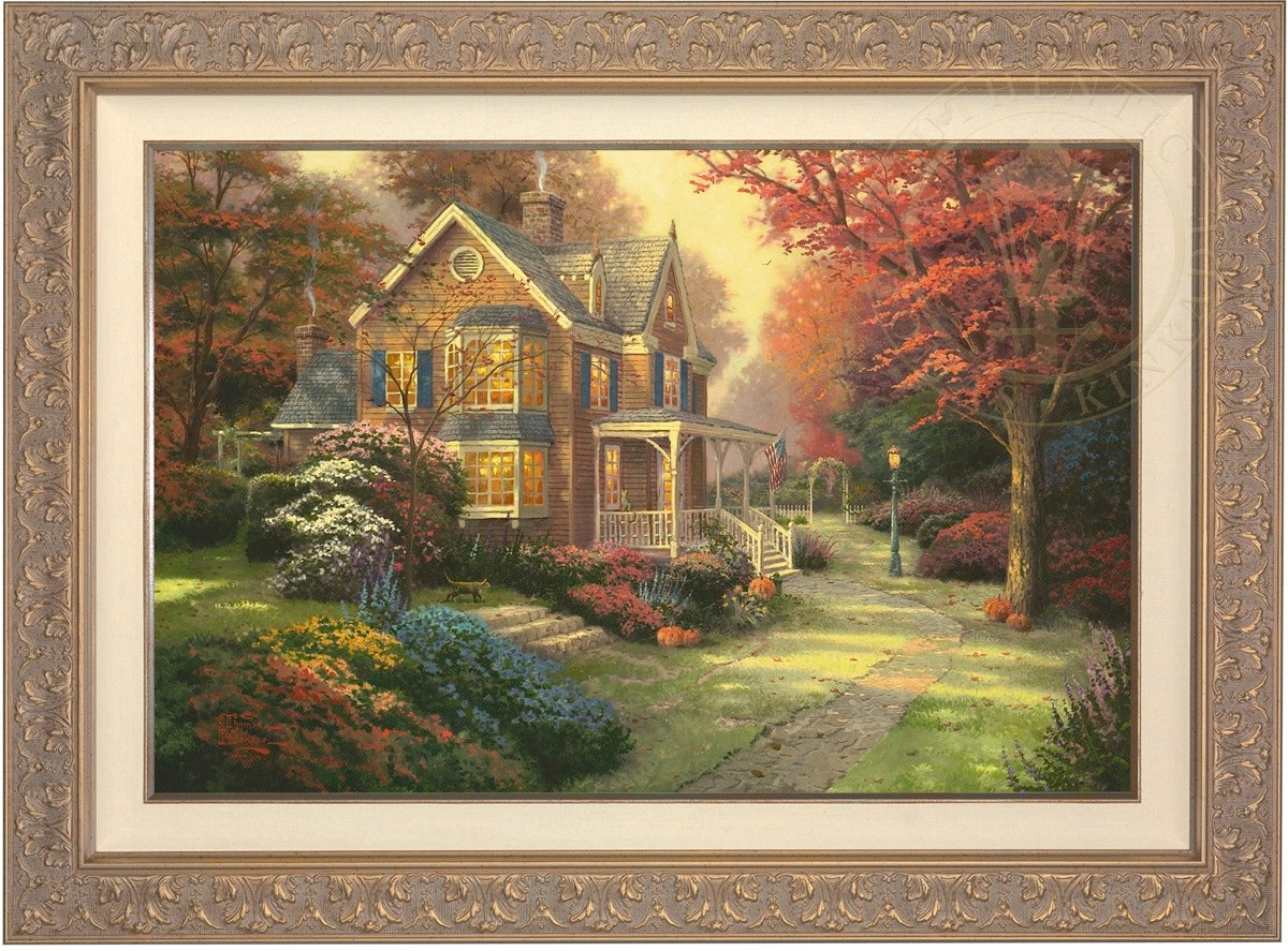 Victorian Autumn, by Thomas Kinkade
