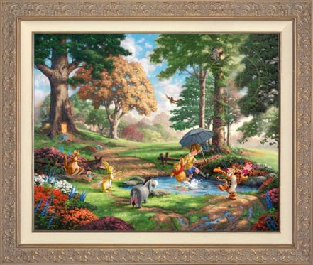 Winnie the Pooh I, by Thomas Kinkade Studios