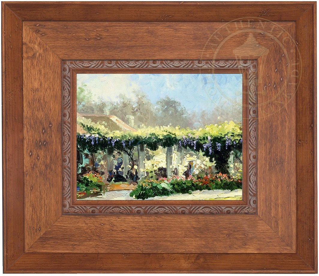 Wisteria Arbor, by Thomas Kinkade