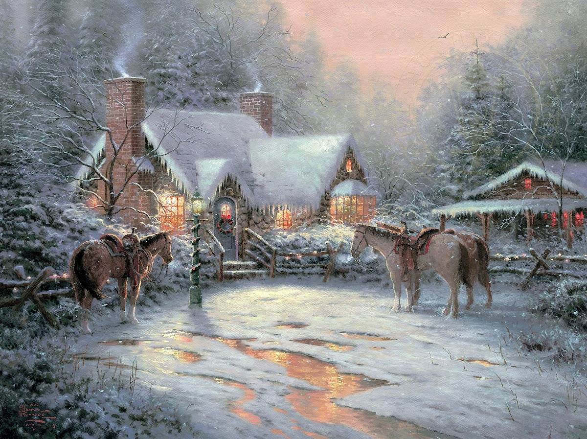 Kinkade- A Christmas Welcome