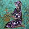 zhou ling girl in violet